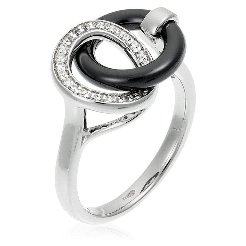 Bague Argent Femme CERANITY