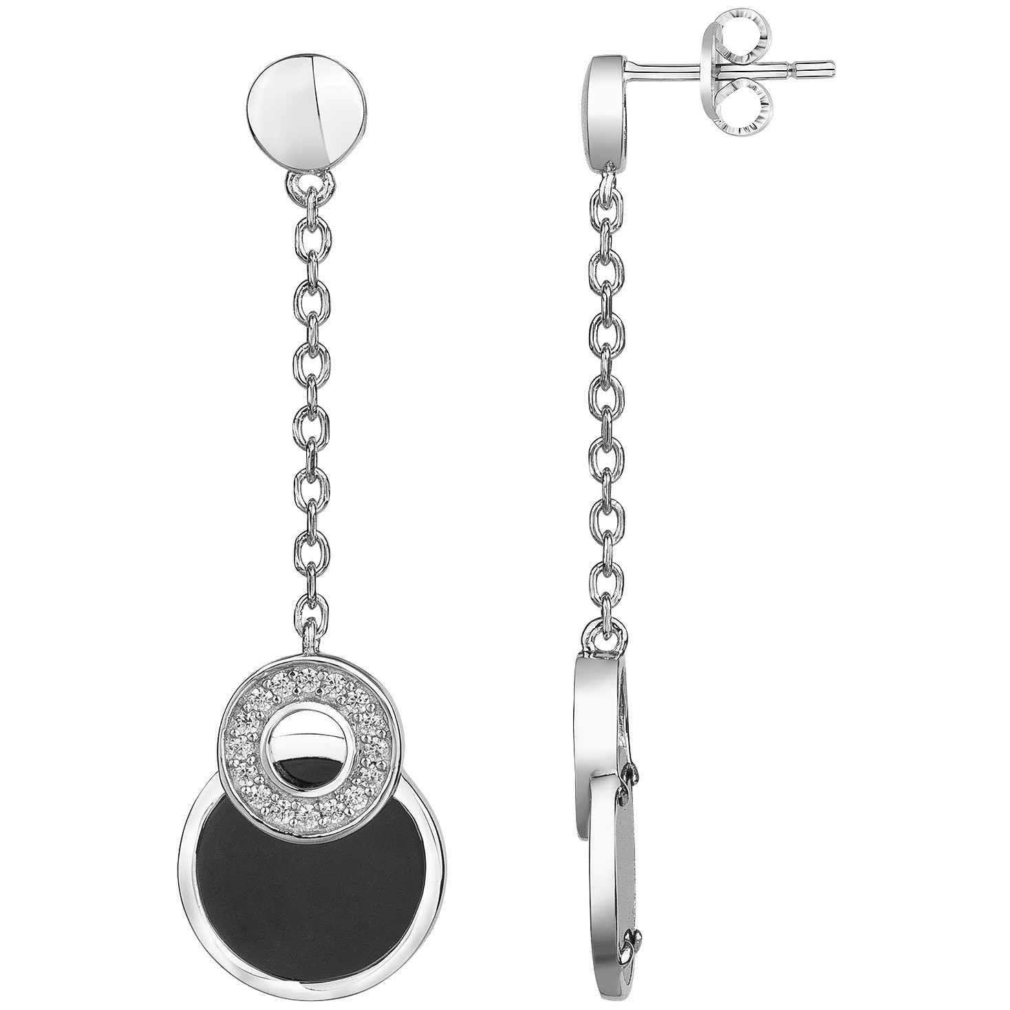 Boucles d'oreilles Phebus Femme en Argent