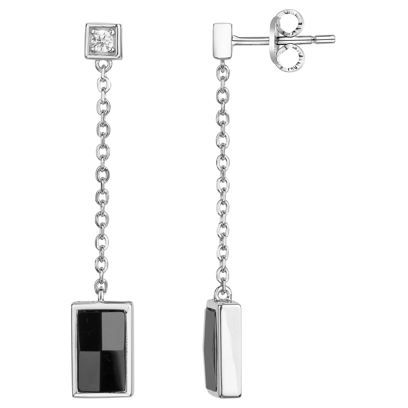 Boucles d'oreilles Zoey Phebus Femme en Argent