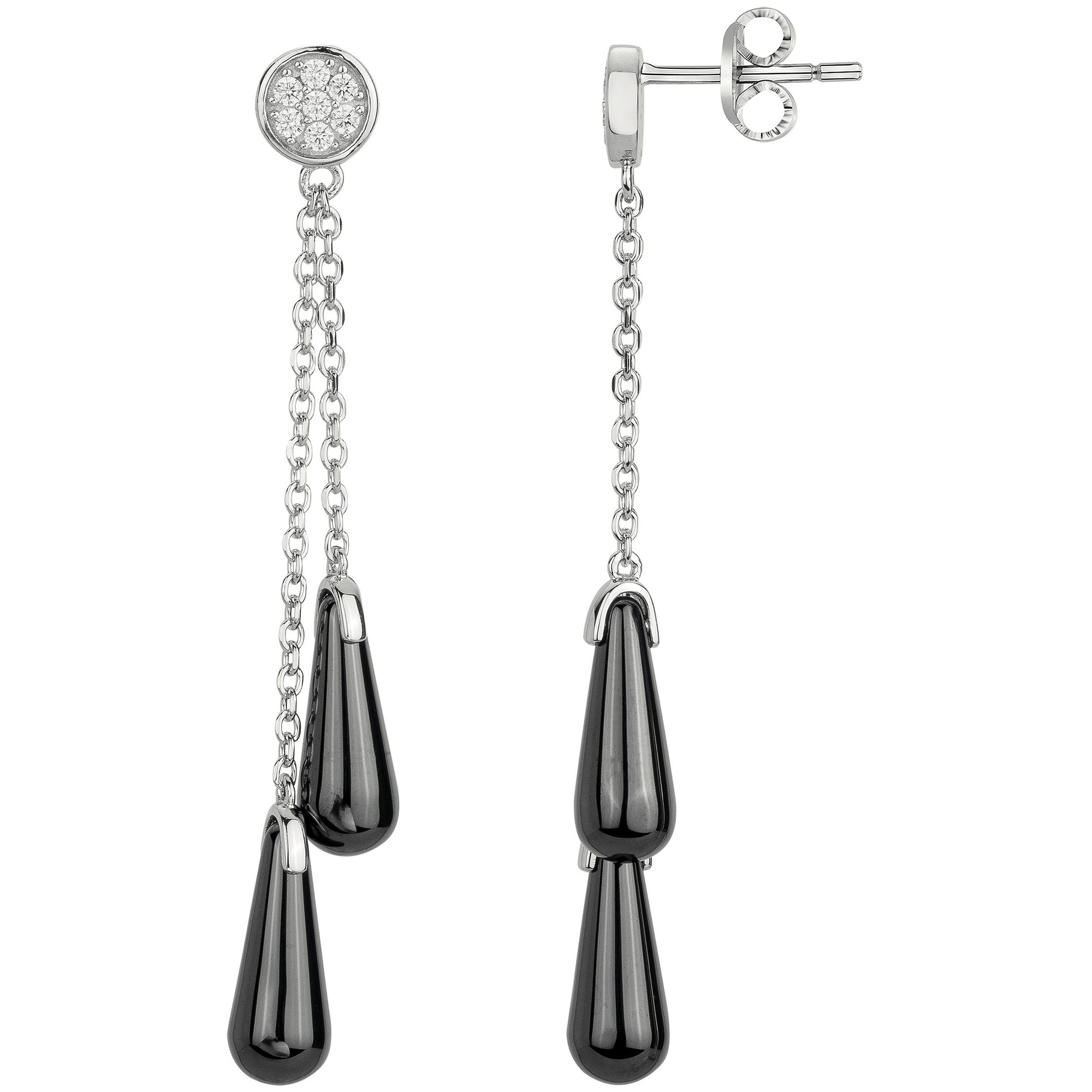 Boucles d'oreilles Phebus Femme en Argent