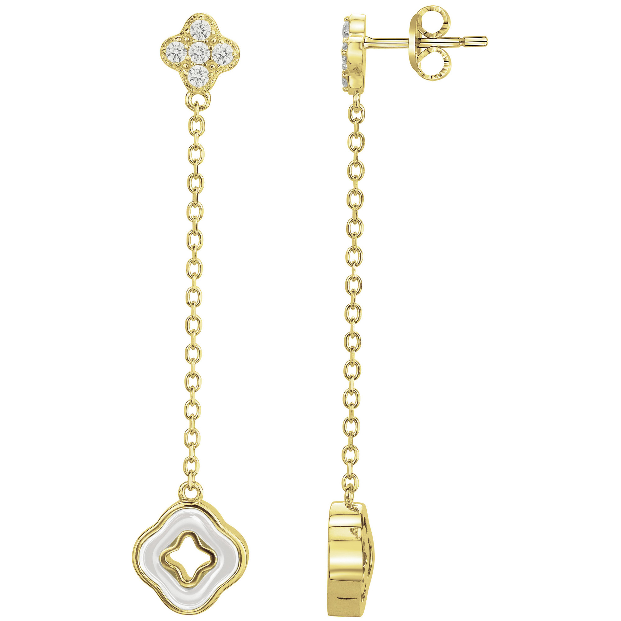 Boucles d'oreilles Amaya Phebus Femme en Plaqué Or