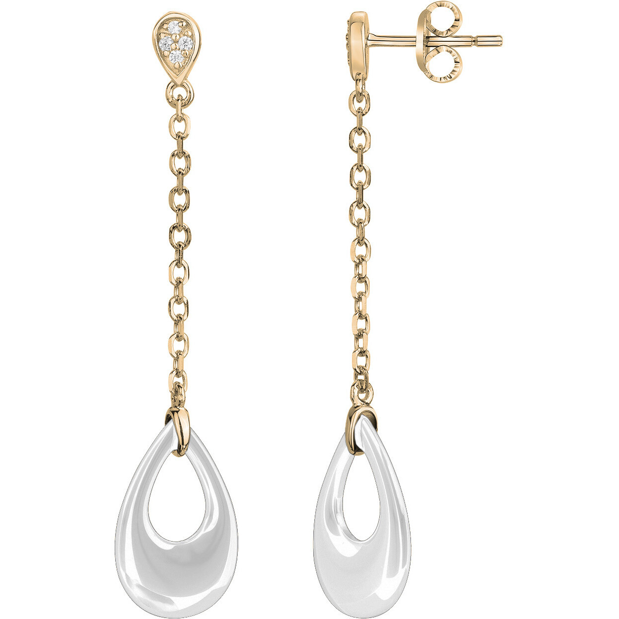 Boucles d'oreilles Phebus Femme en Plaqué Or