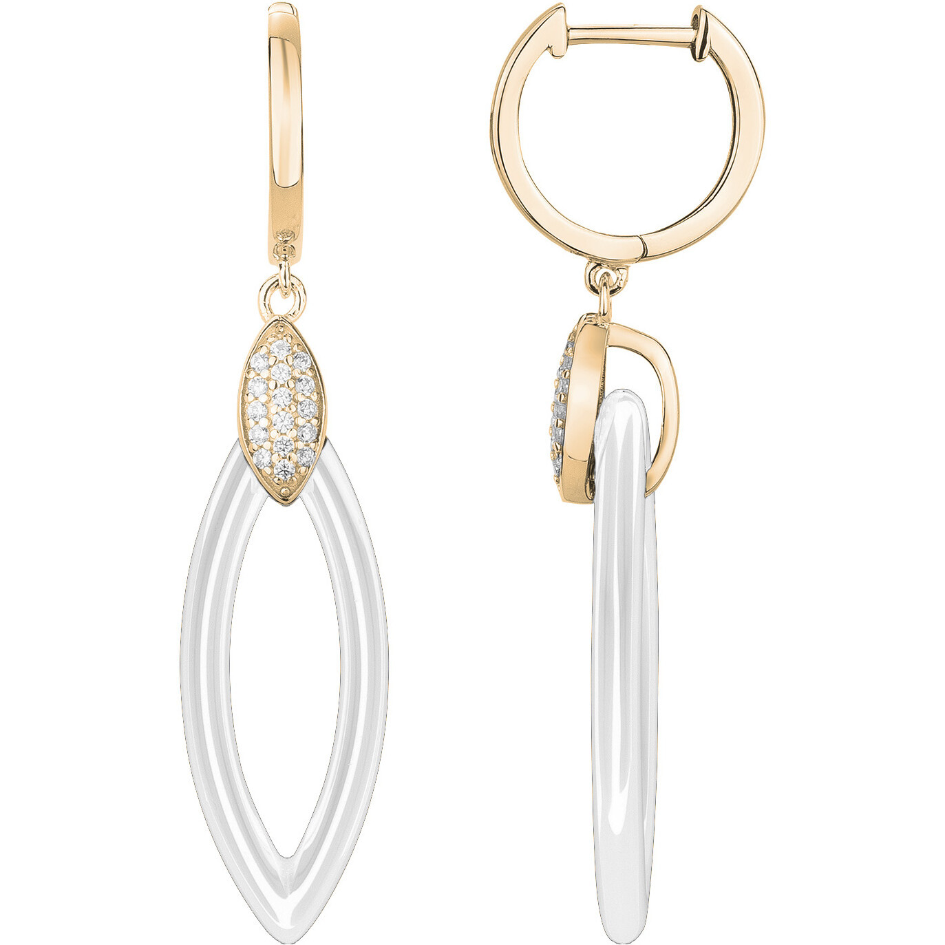 Boucles d'oreilles Phebus Femme en Plaqué Or