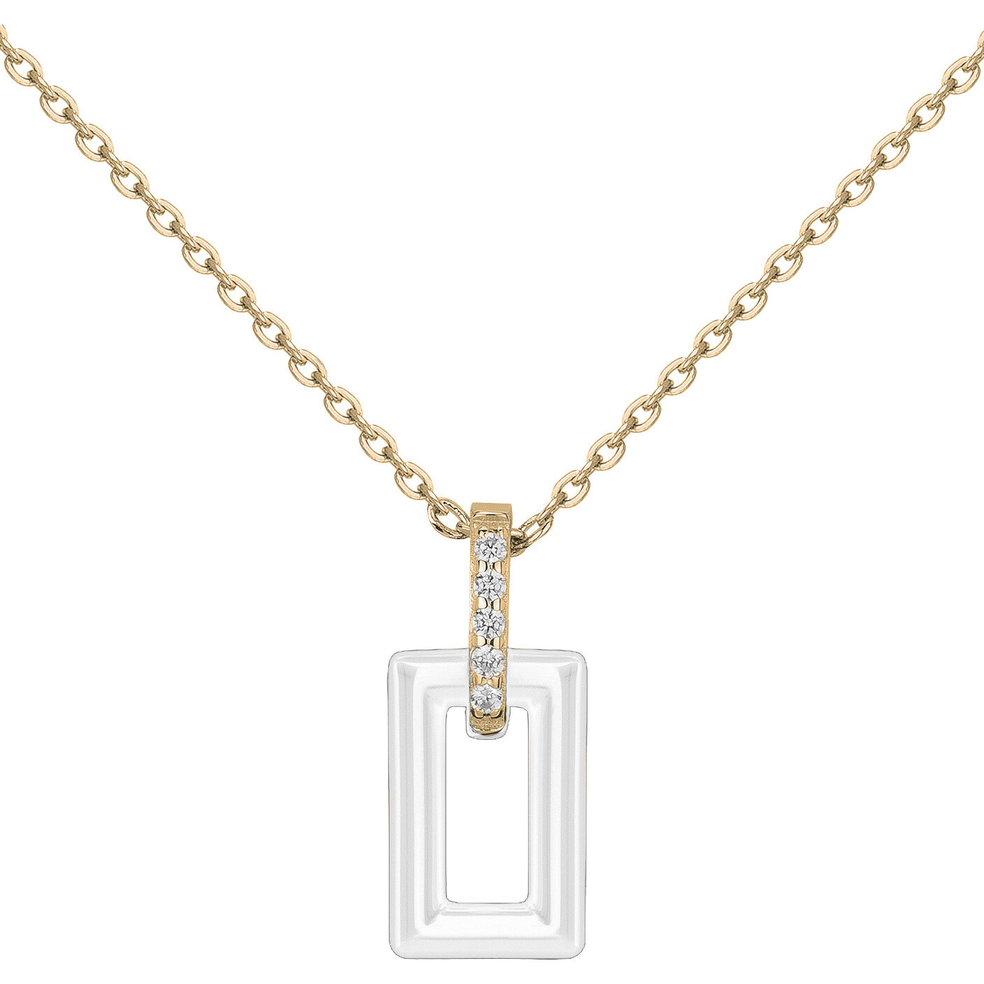 Collier Phebus Femme en Plaqué Or