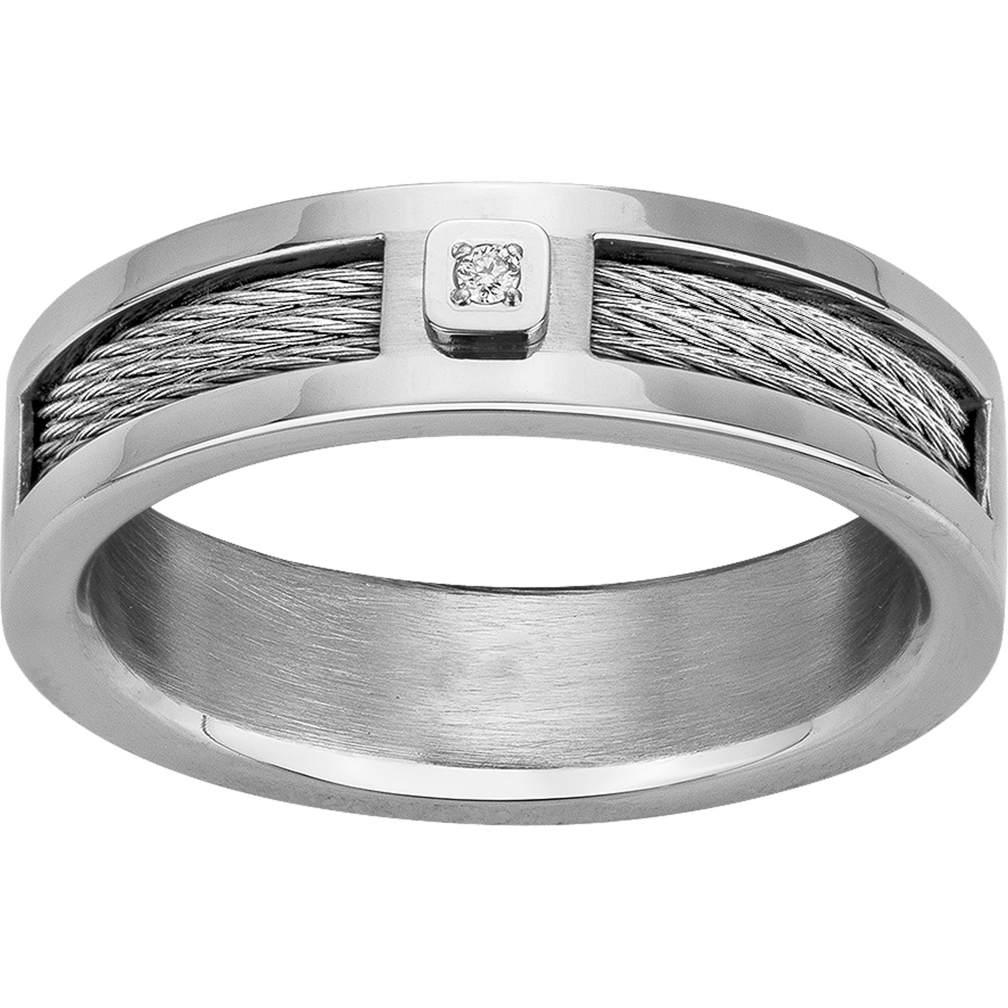 Bague Hervé Phebus Homme en Acier