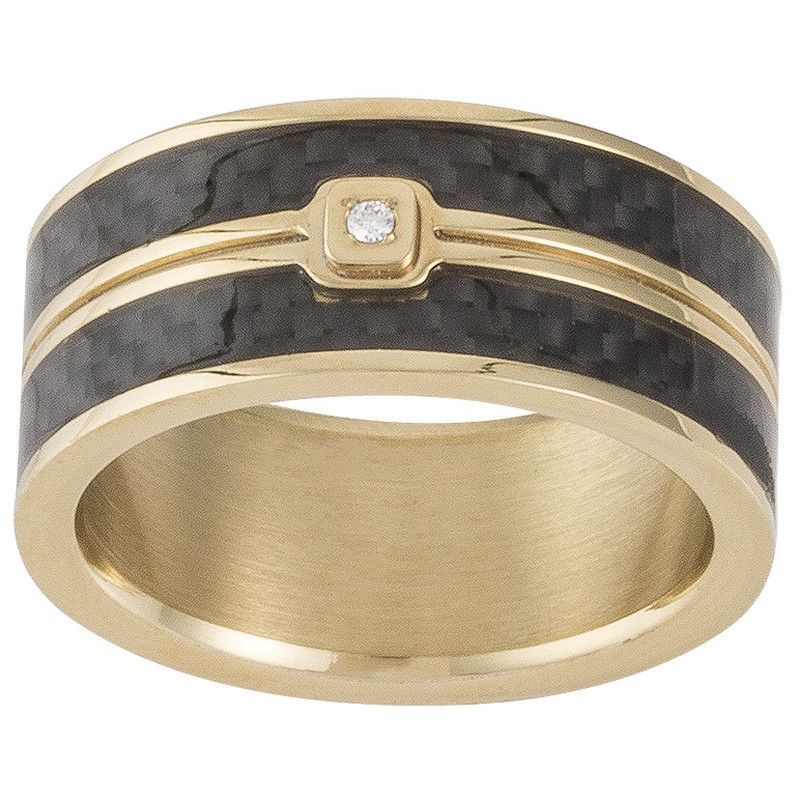 Bague Quentin Phebus Homme en Acier