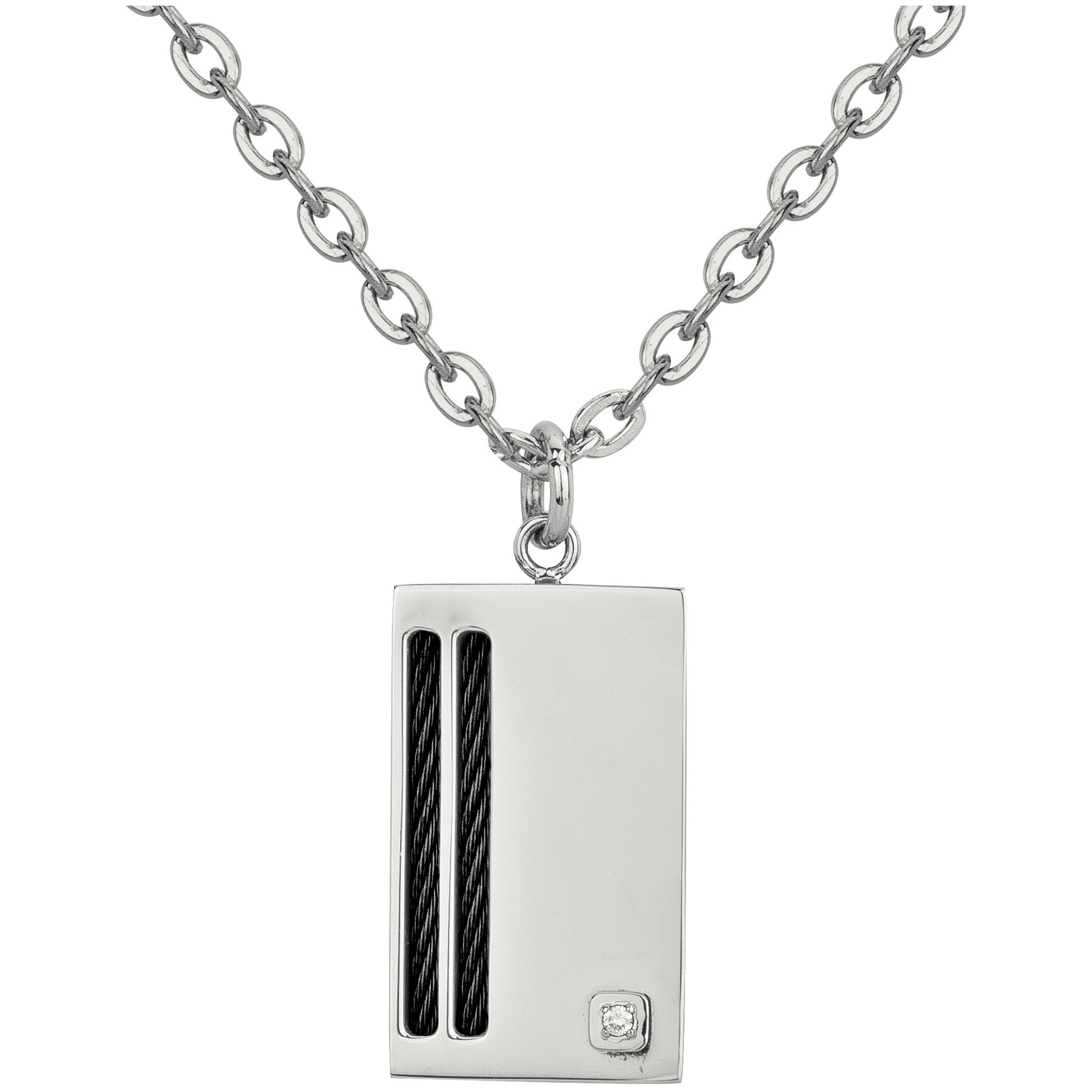 Collier Damien Phebus Homme en Acier
