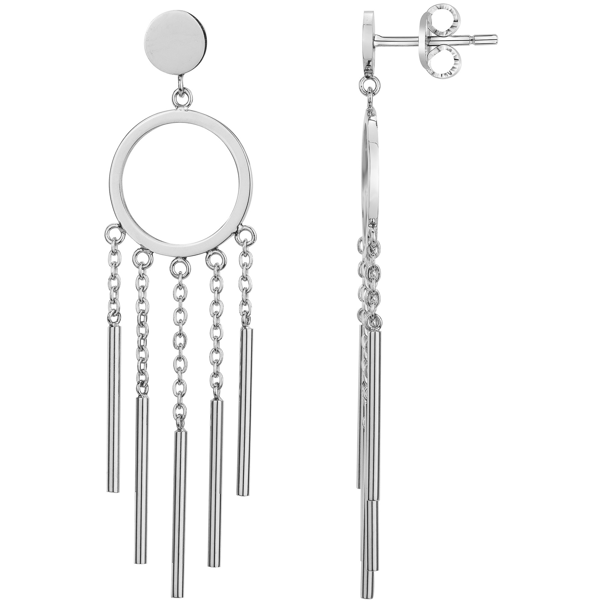 Boucles d'oreilles Adriana Phebus Femme en Acier