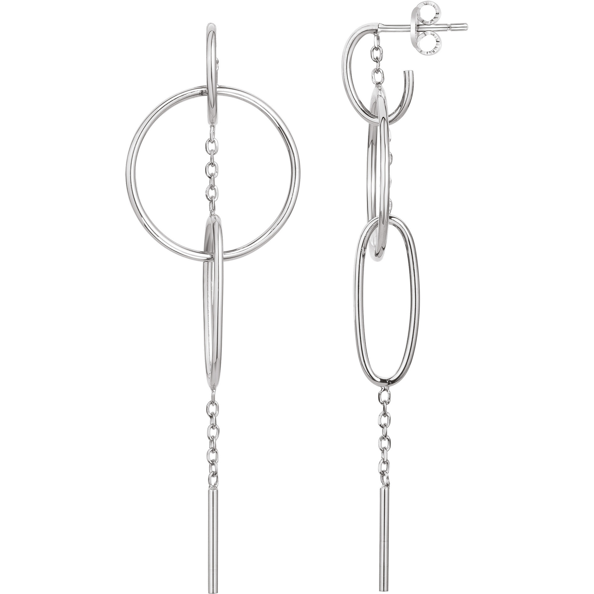 Boucles d'oreilles Phebus Femme en Acier