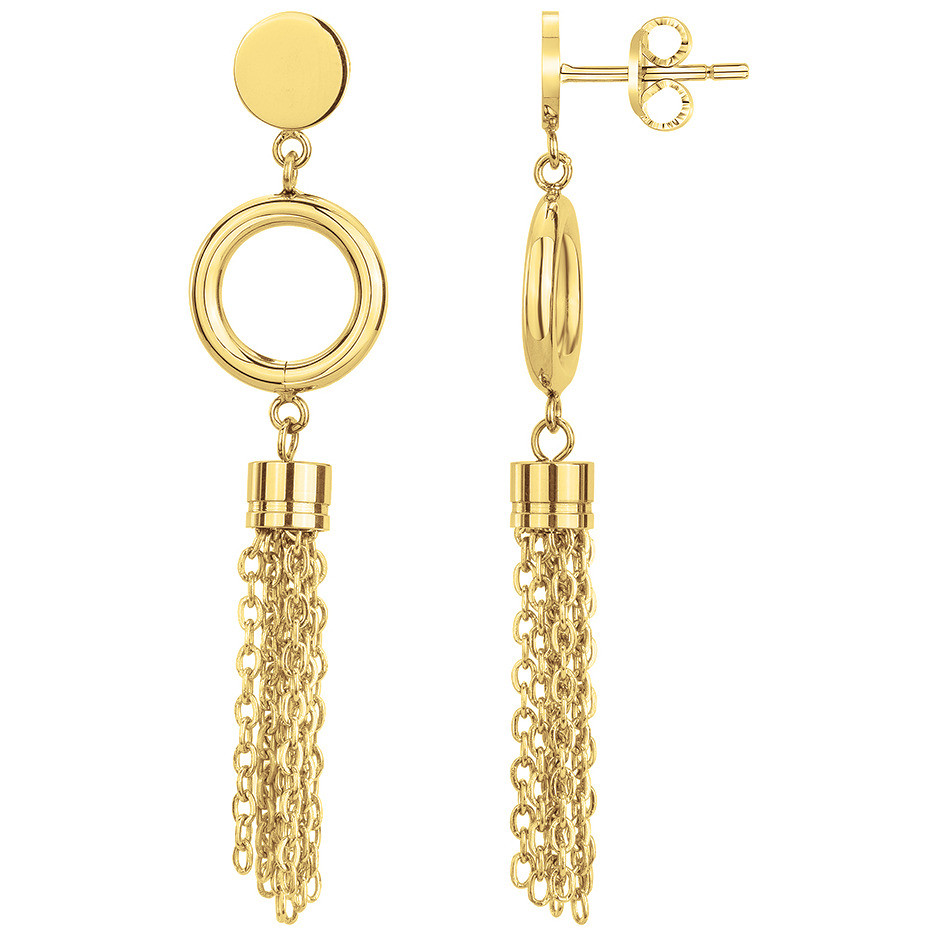 Boucles d'oreilles Louise Phebus Femme en Acier