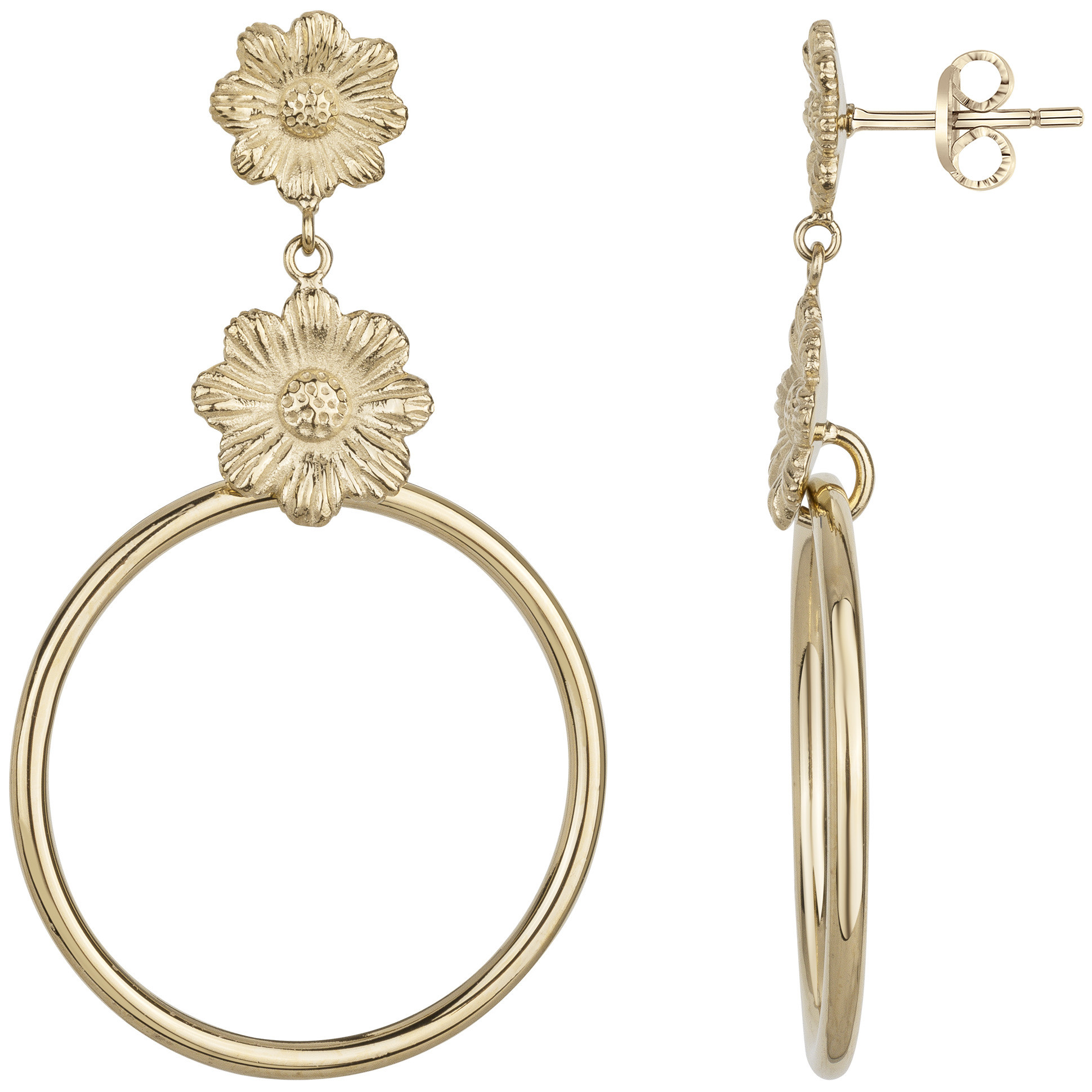 Boucles d'oreilles Aline Phebus Femme en Acier