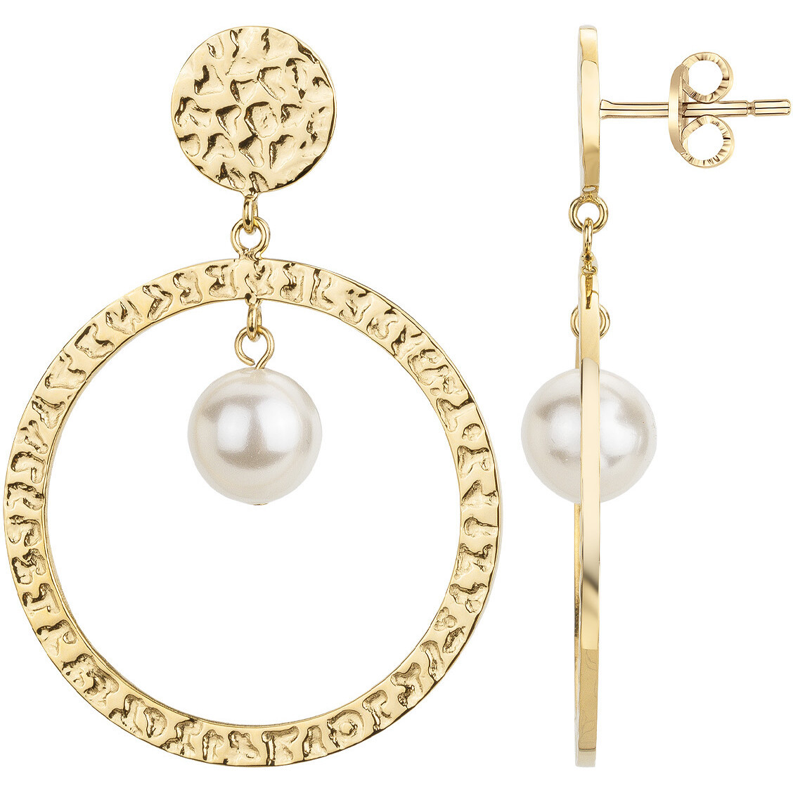 Boucles d'oreilles Phebus Femme en Acier