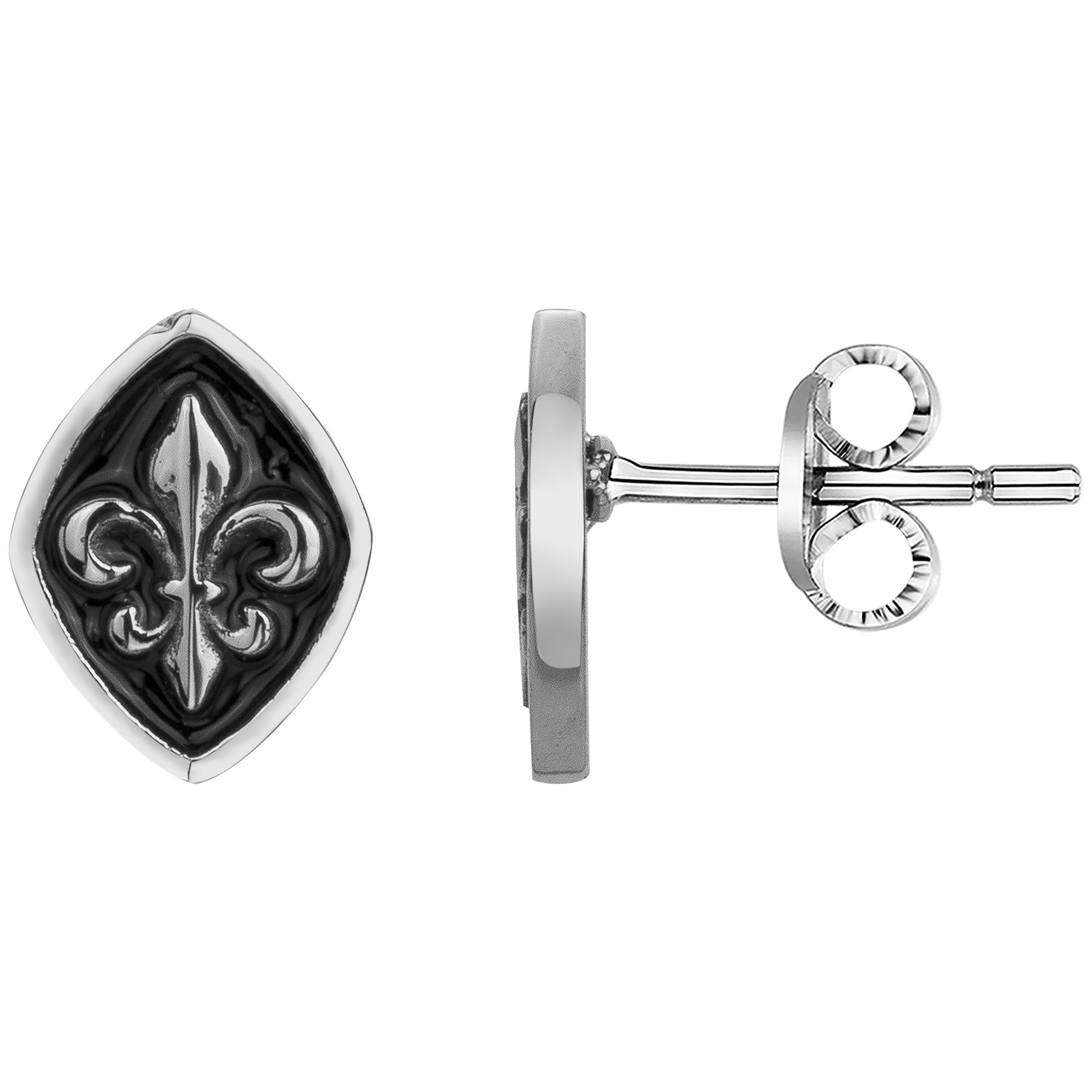 Boucles d'oreilles Roy Phebus Homme en Acier