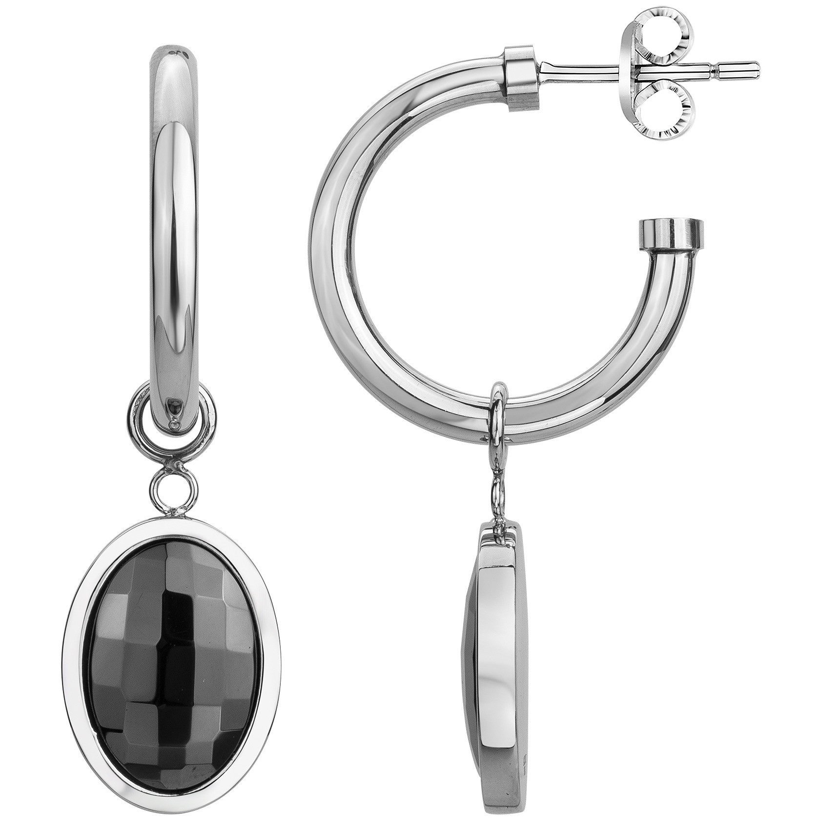 Boucles d'oreilles Maria Phebus Femme en Acier