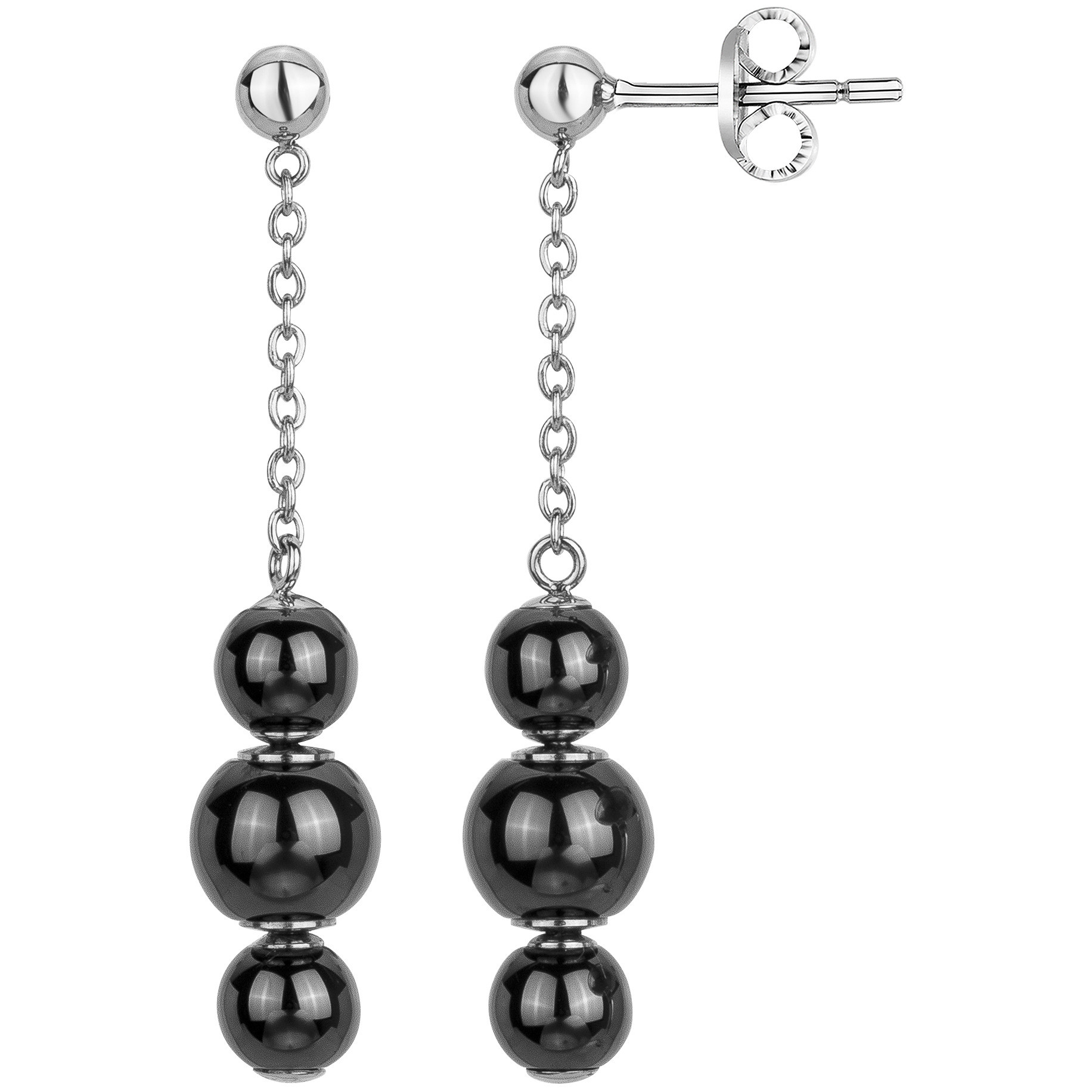 Boucles d'oreilles Serenity Phebus Femme en Acier