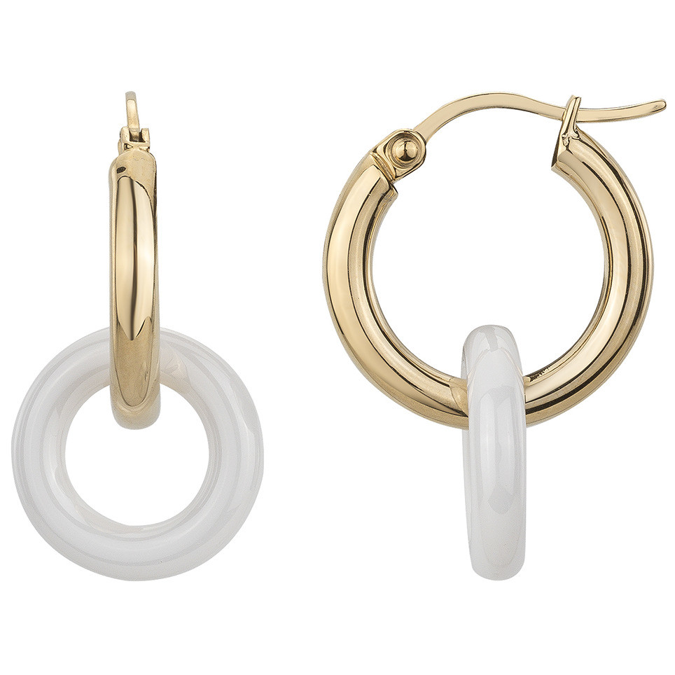 Boucles d'oreilles Jessie Phebus Femme en Acier