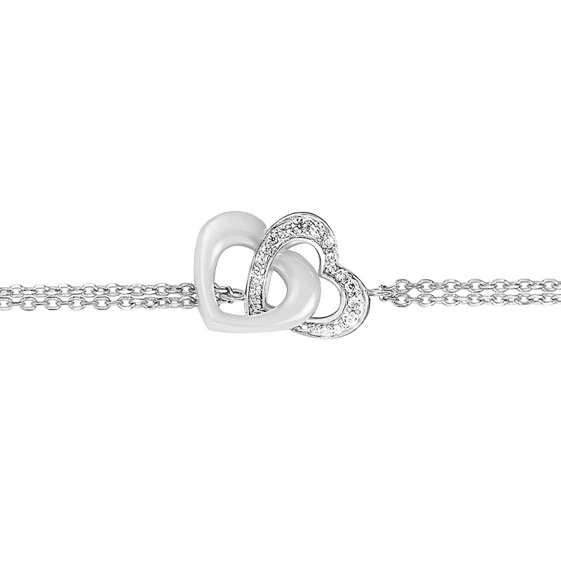 Bracelet Velours Phebus Femme en Argent