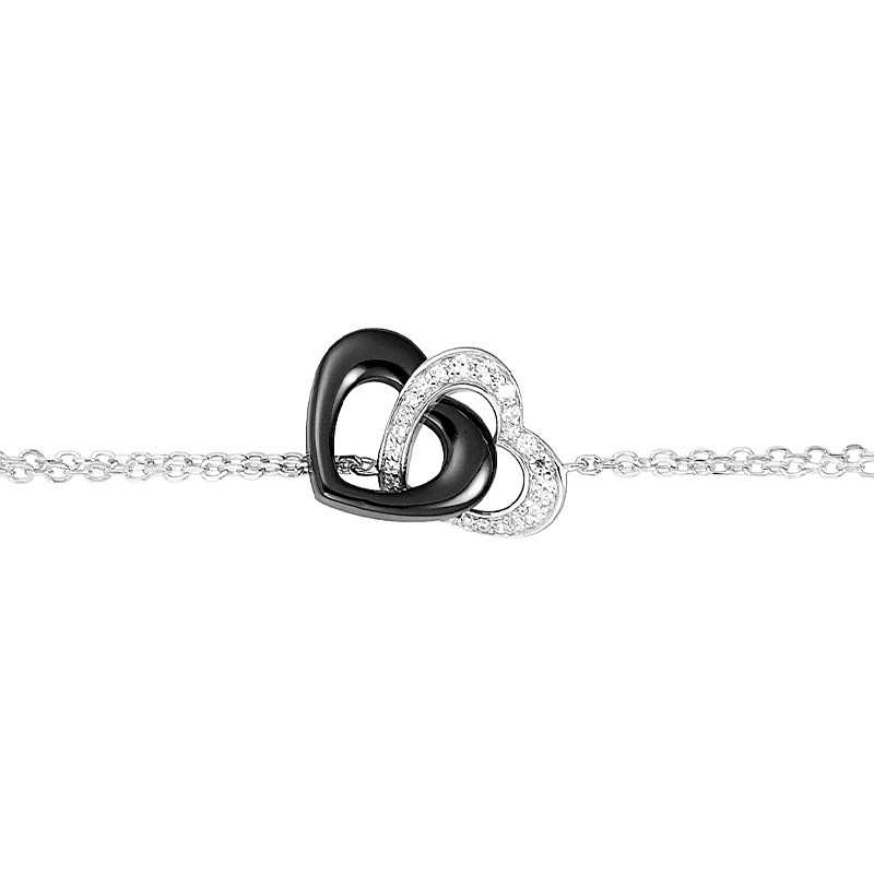 Bracelet Velours Phebus Femme en Argent