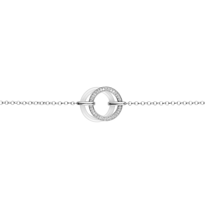 Bracelet Émail Phebus Femme en Argent
