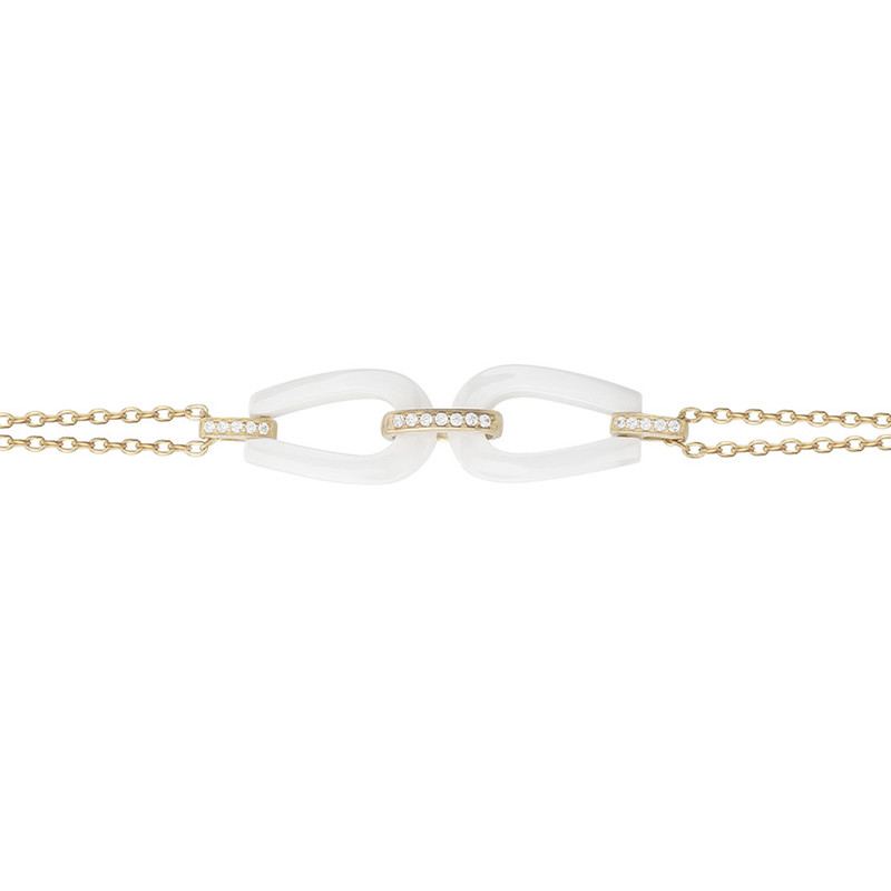 Bracelet Amphore Phebus Femme en Plaqué Or