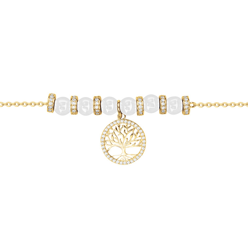 Bracelet Arc Phebus Femme en Plaqué Or