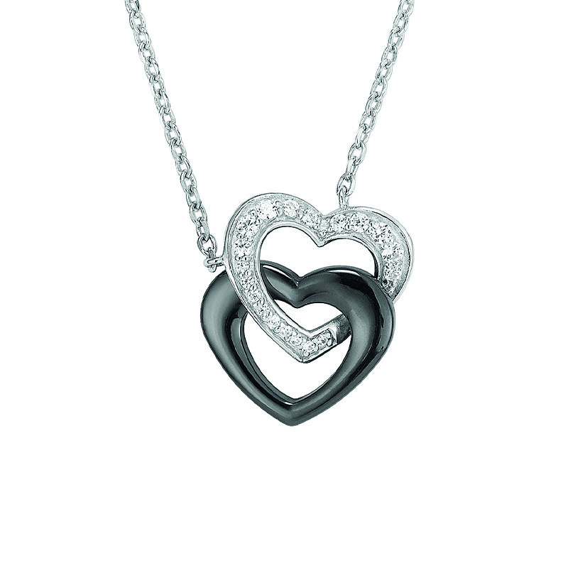 Collier Velours Phebus Femme en Argent