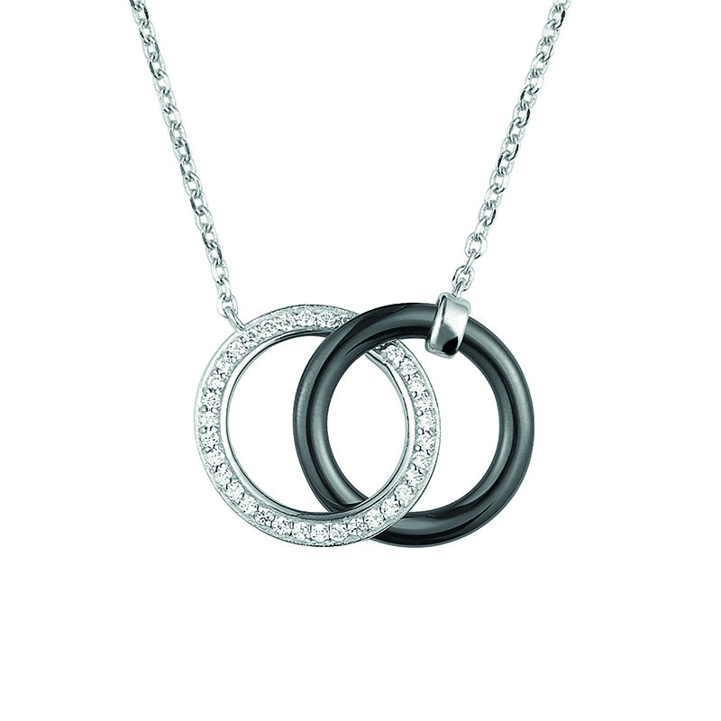 Collier Émail Phebus Femme en Argent
