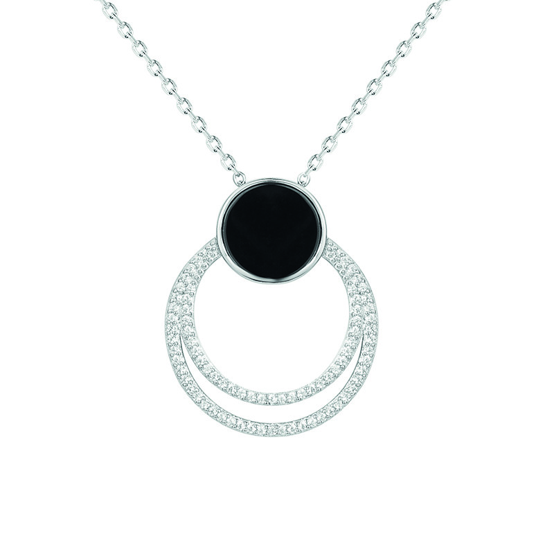 Collier Éclipse Phebus Femme en Argent