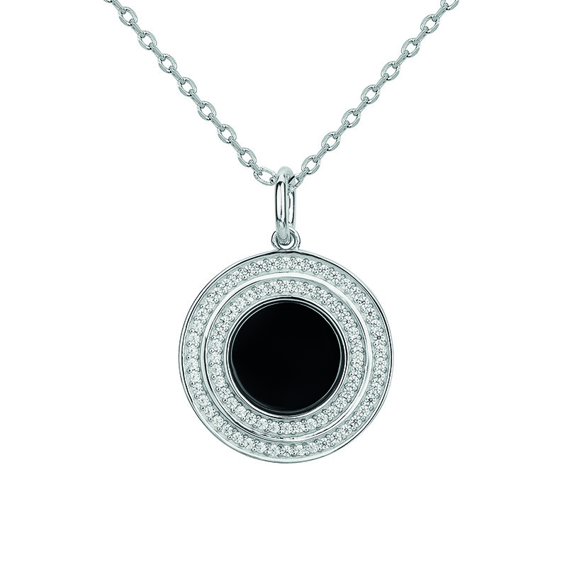 Collier Cristal Phebus Femme en Argent