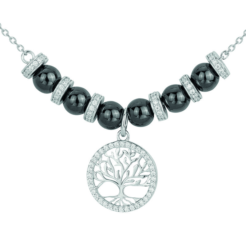 Collier Ivoire Phebus Femme en Argent