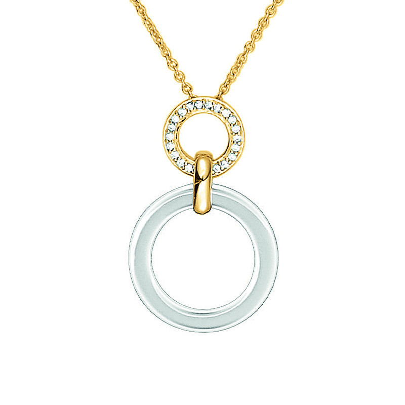 Collier Cretan Phebus Femme en Plaqué Or