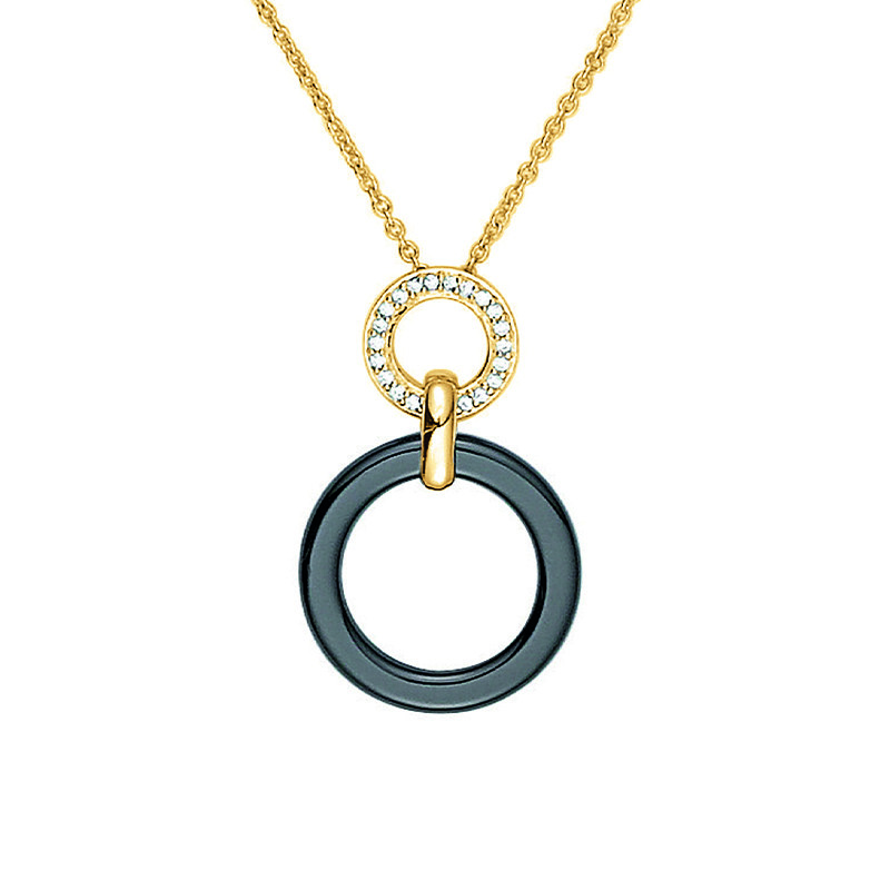 Collier Cretan Phebus Femme en Plaqué Or