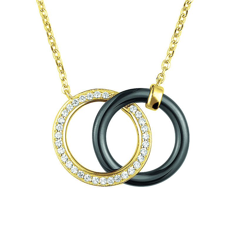 Collier Hélice Phebus Femme en Plaqué Or