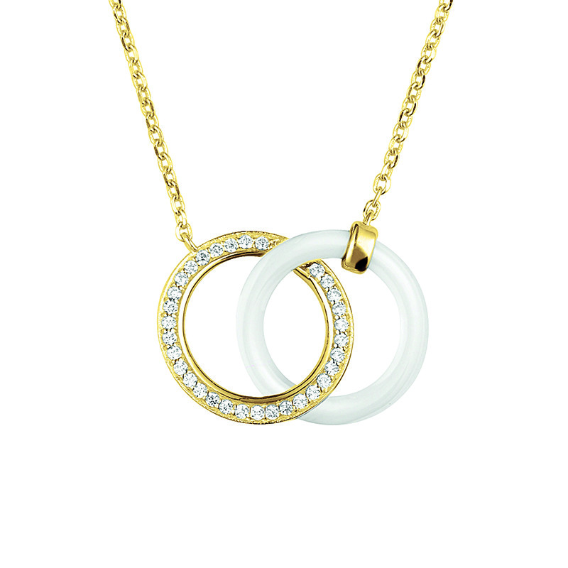 Collier Hélice Phebus Femme en Plaqué Or