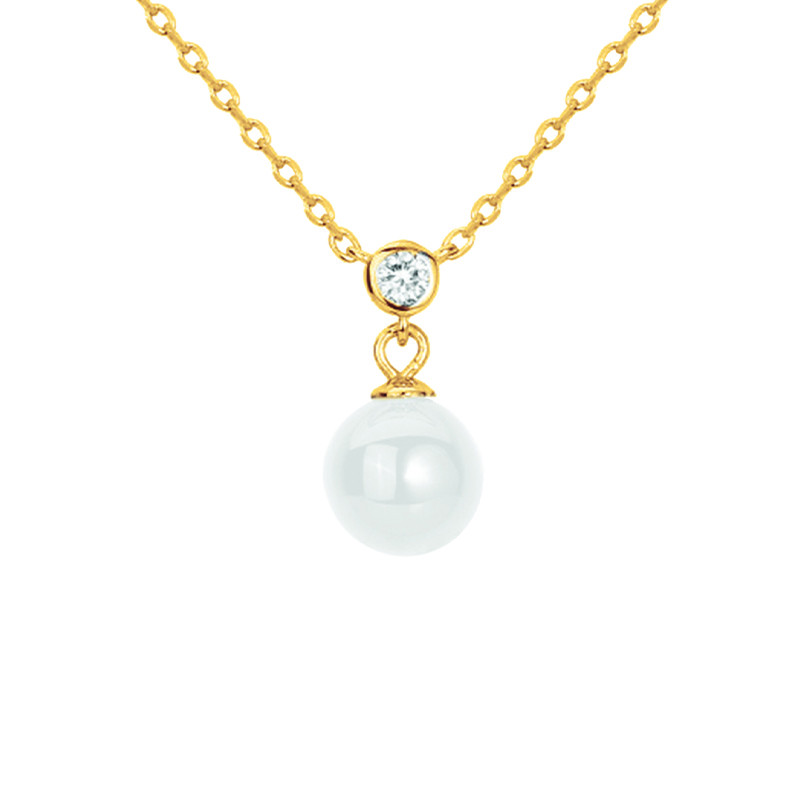 Collier Cosmos Phebus Femme en Plaqué Or