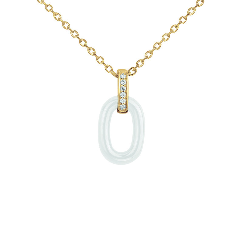 Collier Silice Phebus Femme en Plaqué Or