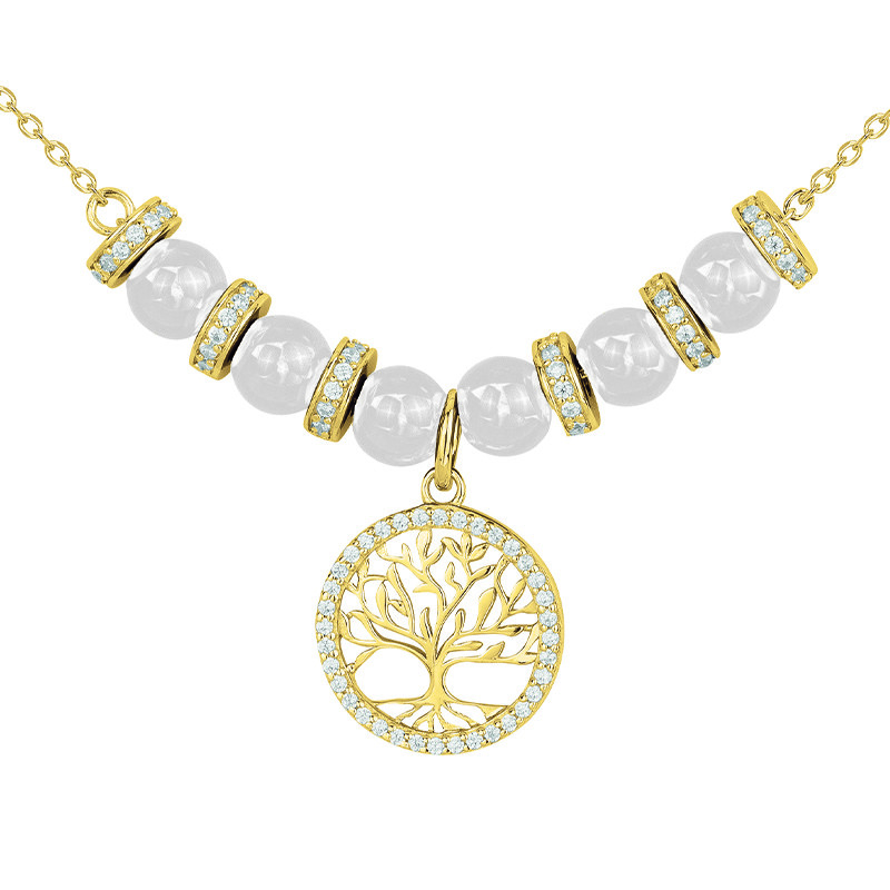 Collier Arc Phebus Femme en Plaqué Or