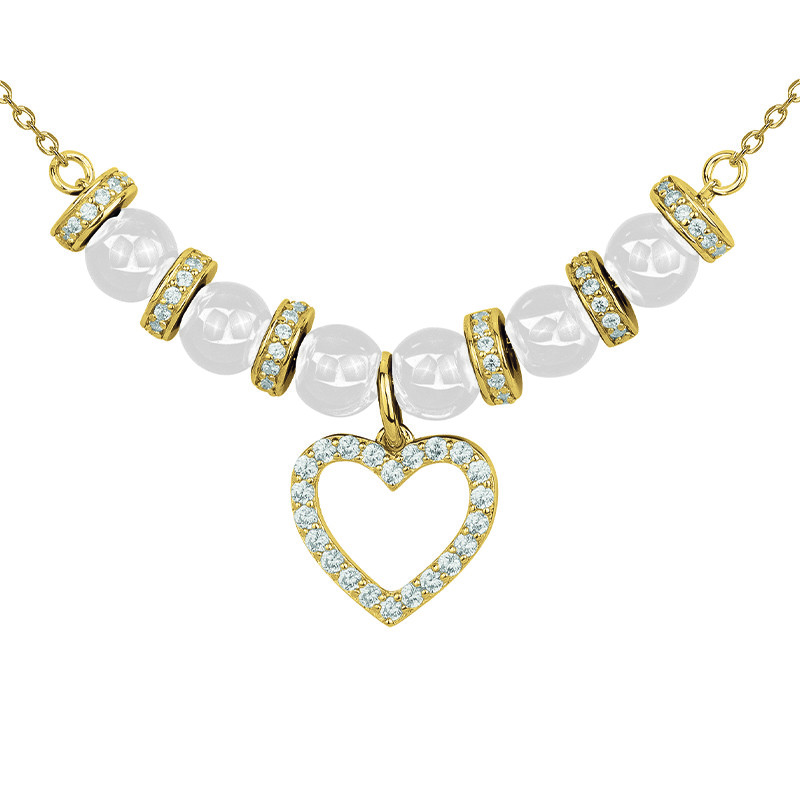 Collier Jingdezhen Phebus Femme en Plaqué Or