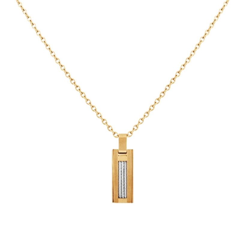 Collier Sasha Phebus Homme en Acier