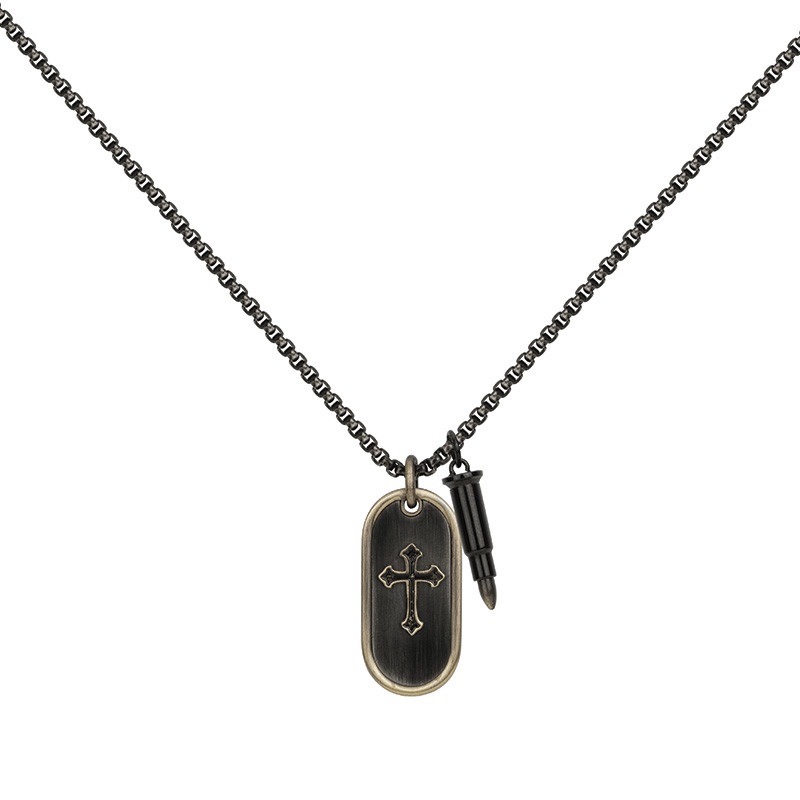 Collier Jin Phebus Homme en Acier