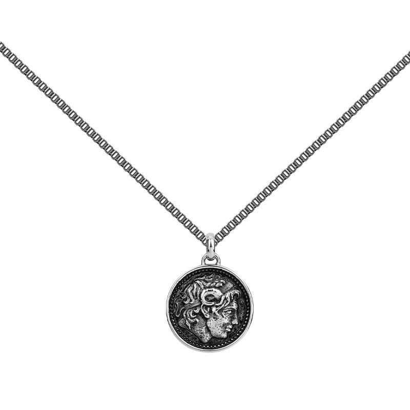 Collier Satire Phebus Homme en Acier