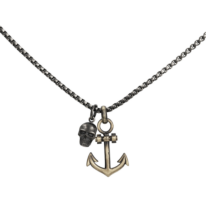 Collier Ancre Phebus Homme en Acier