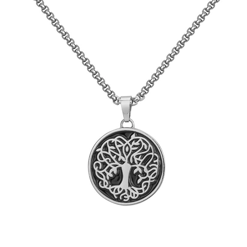 Collier Arbre Phebus Homme en Acier