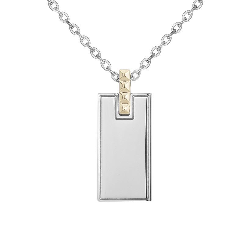 Collier Bruce Phebus Homme en Acier