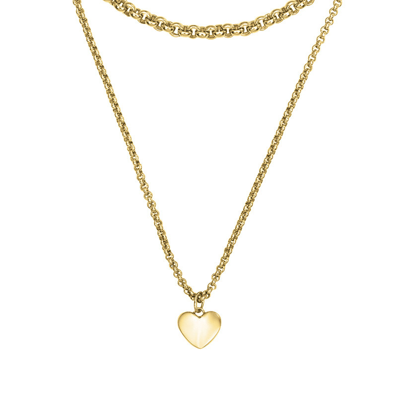 Collier Jennifer Phebus Femme en Acier